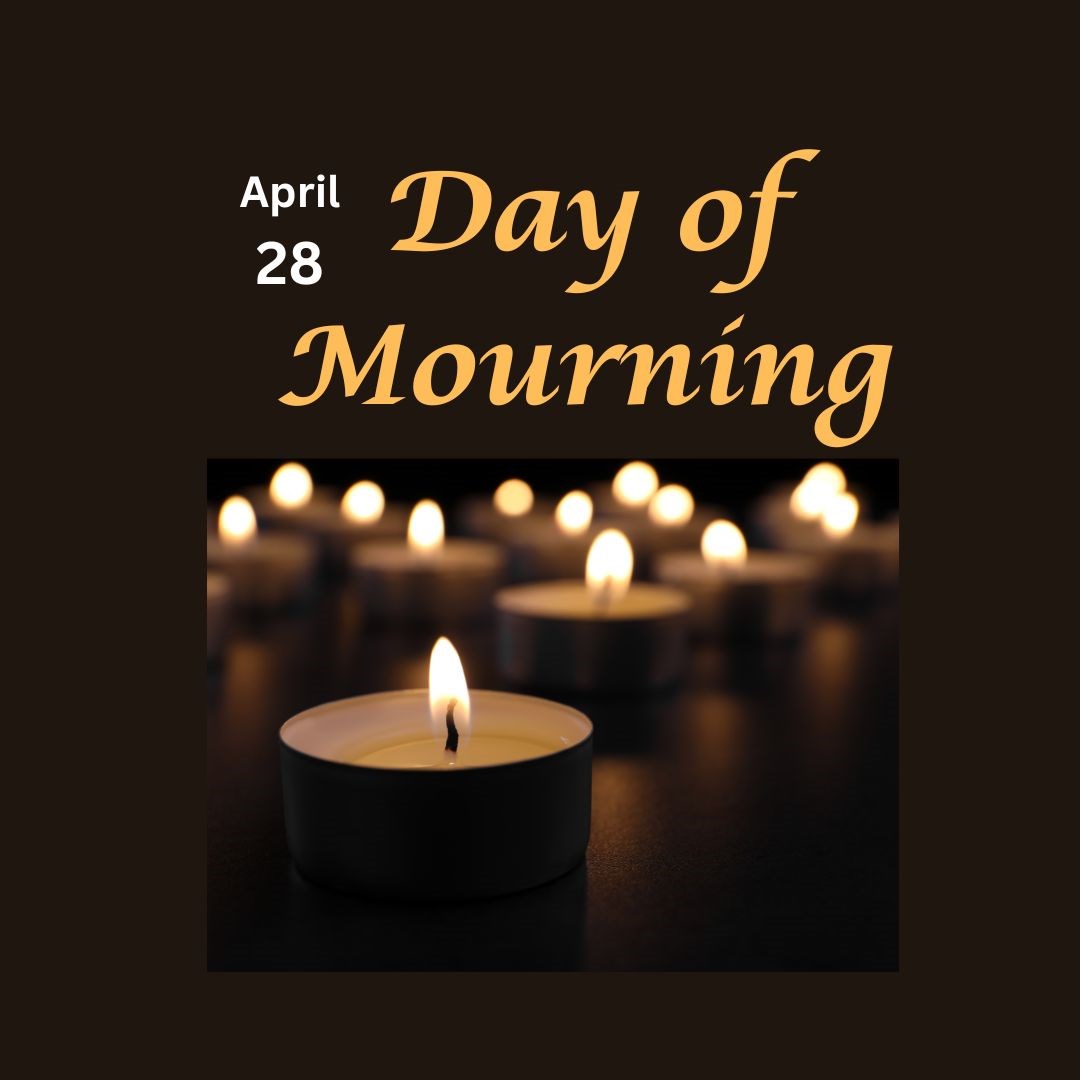 Day of Mourning - Flags at Half-Mast