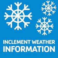 Inclement Weather Reminder for Parents/Caregivers