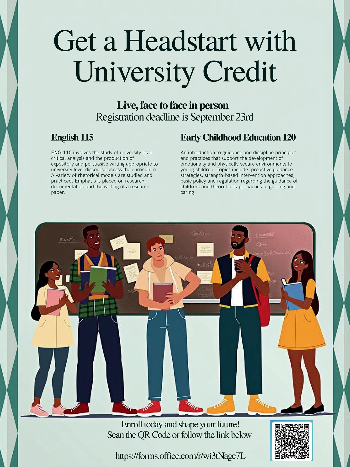 Get a Headstart with University Credit