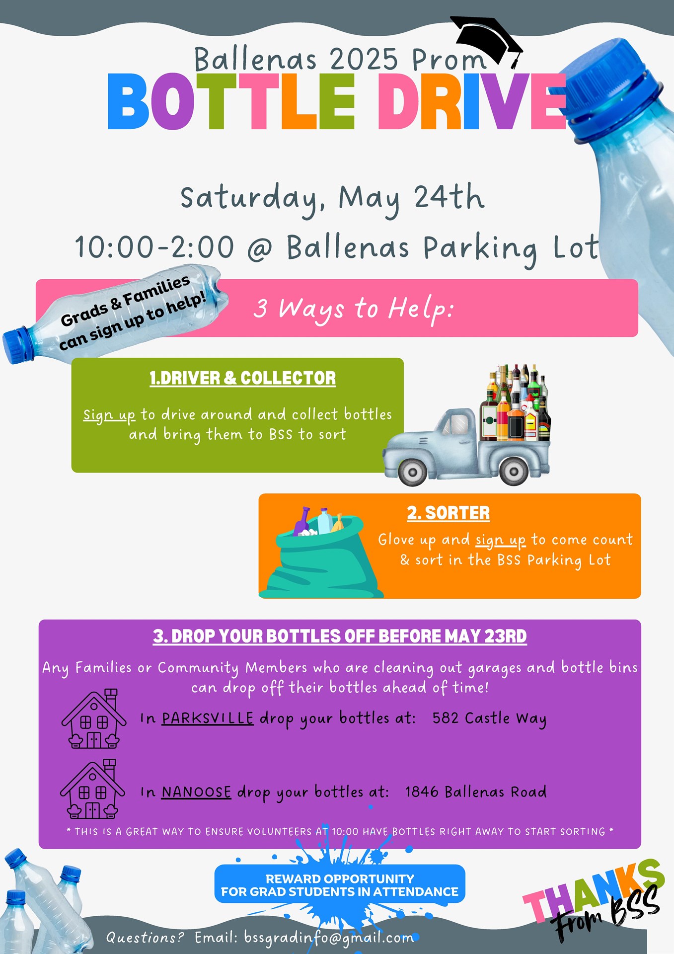 Prom Bottle Drive