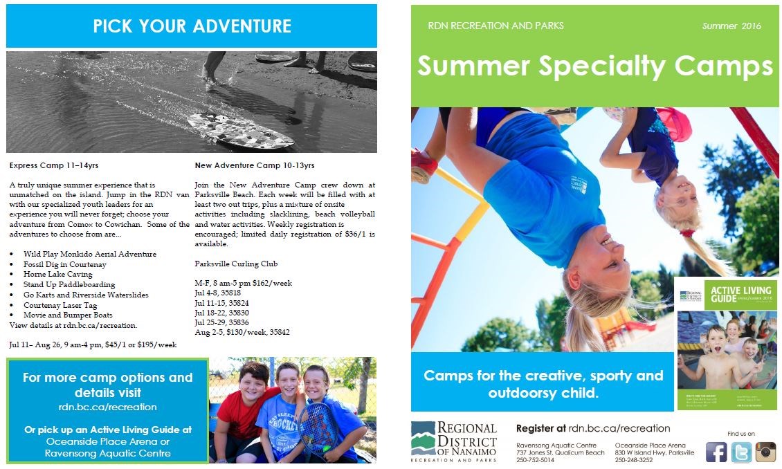 Summer Activities And Camps Ecole Oceanside Elementary